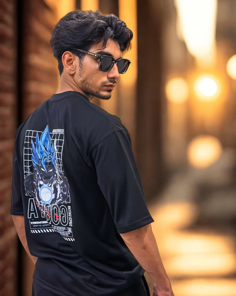 GOGETA Printed Oversized tee