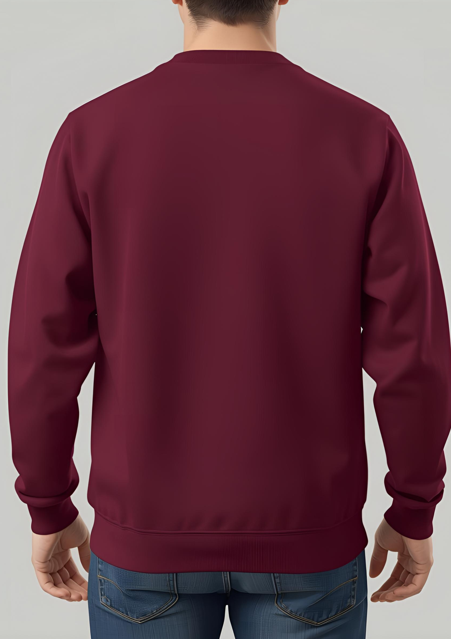 MAROON PLAIN SWEATSHIRT