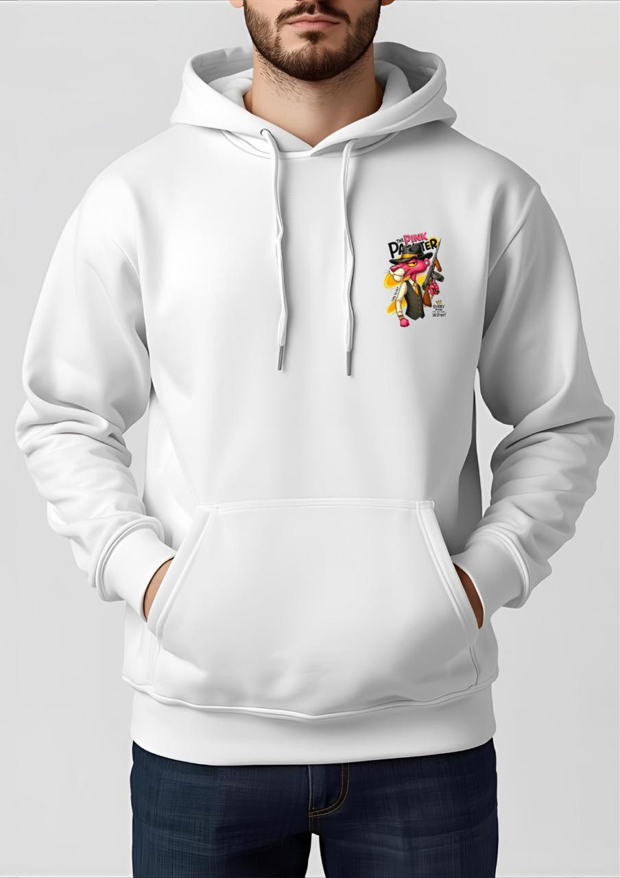 Pink Panther Printed Hoodie