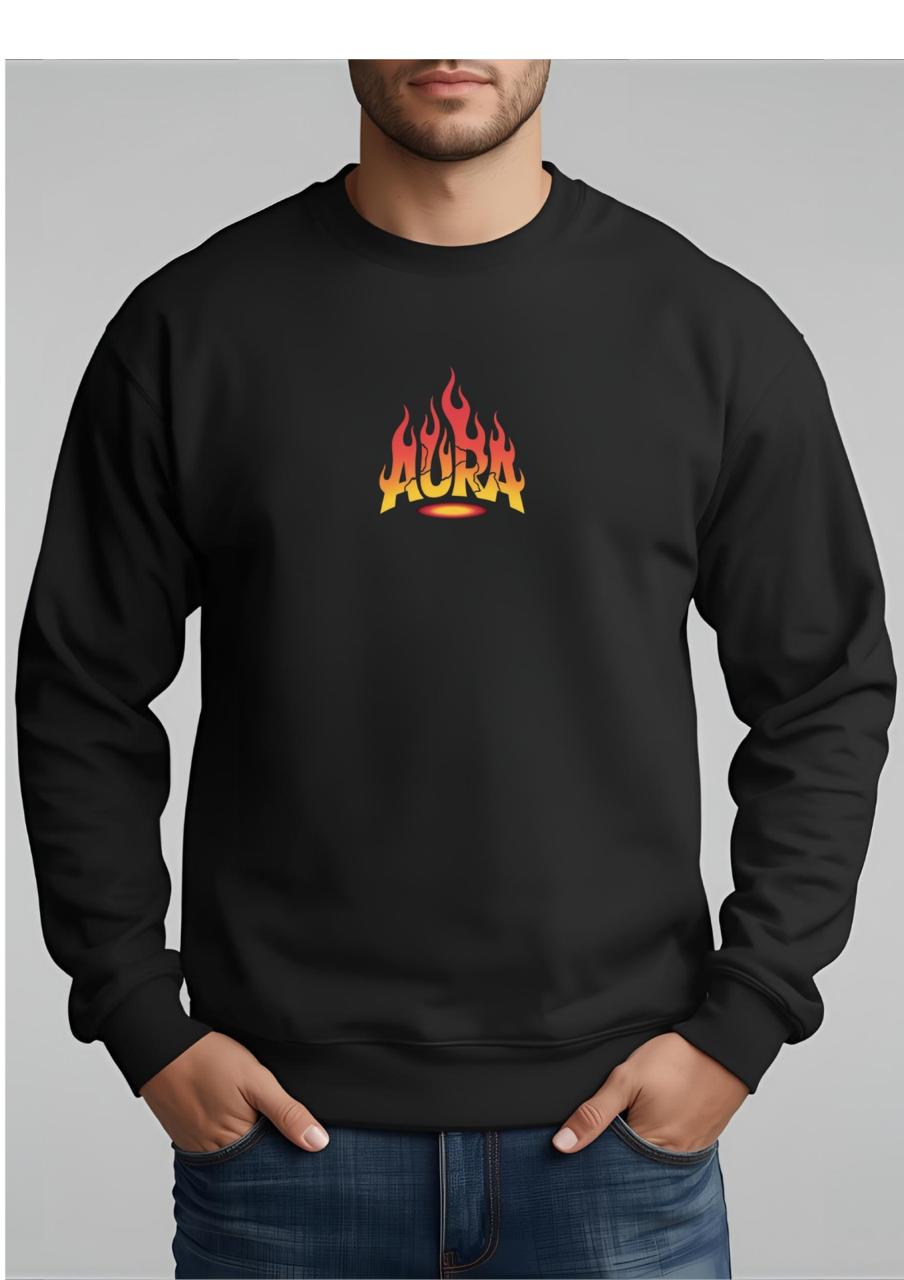 AURA Printed Sweatshirt