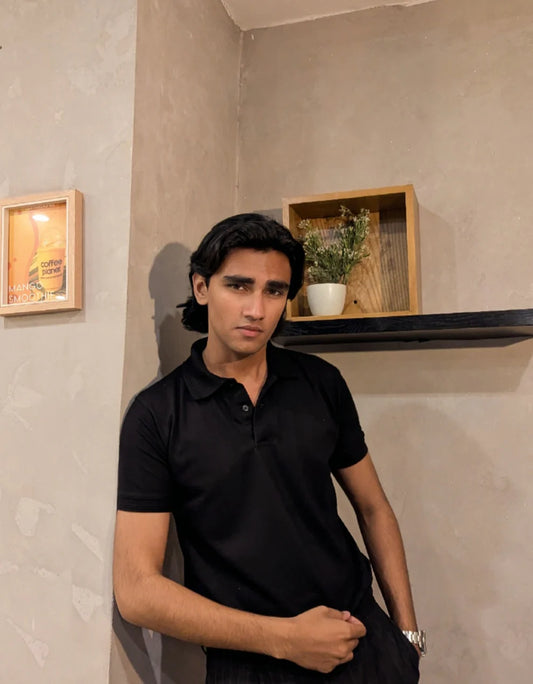 Black Polo Tshirt