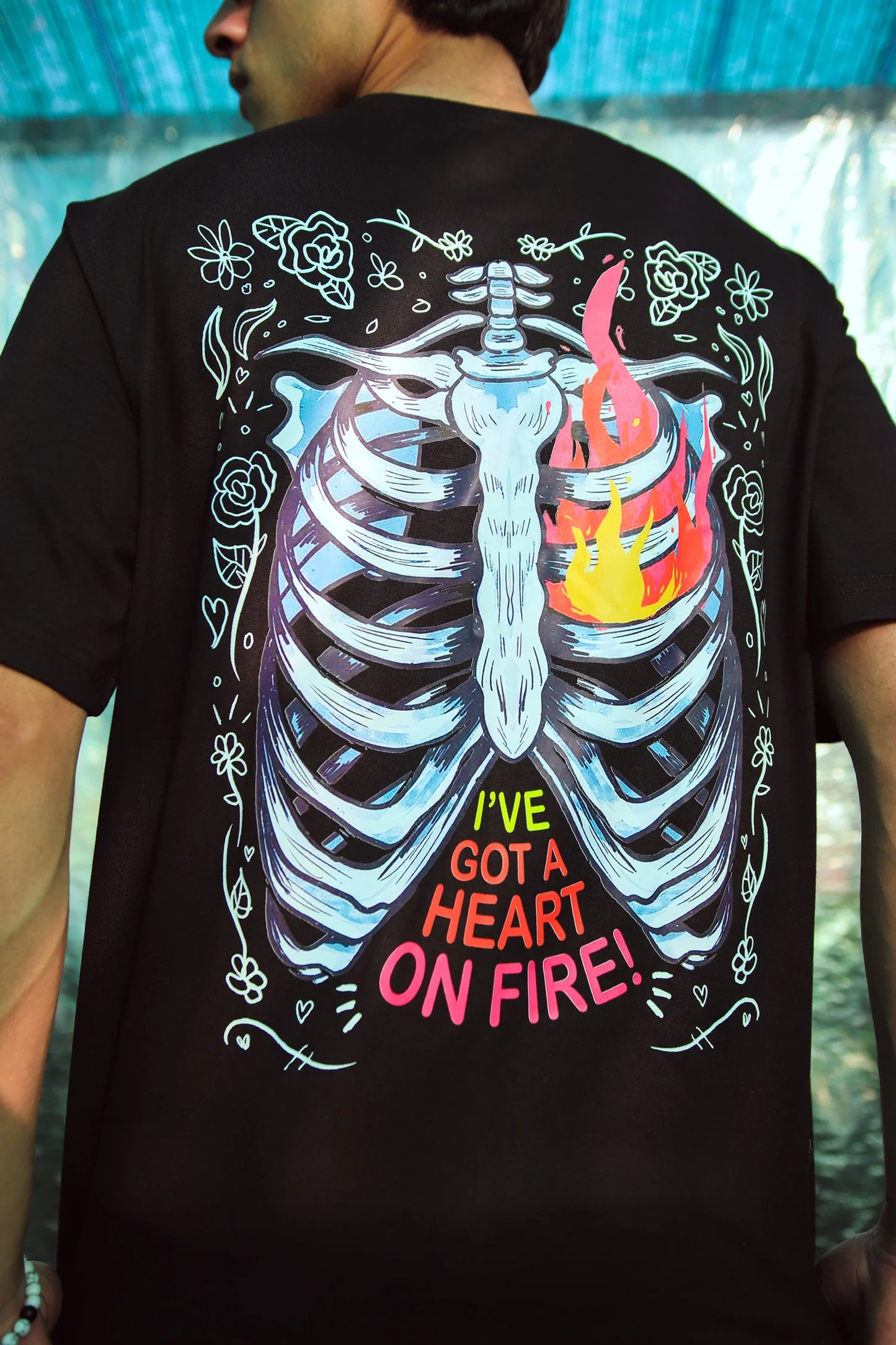Heart on Fire Unisex Tee