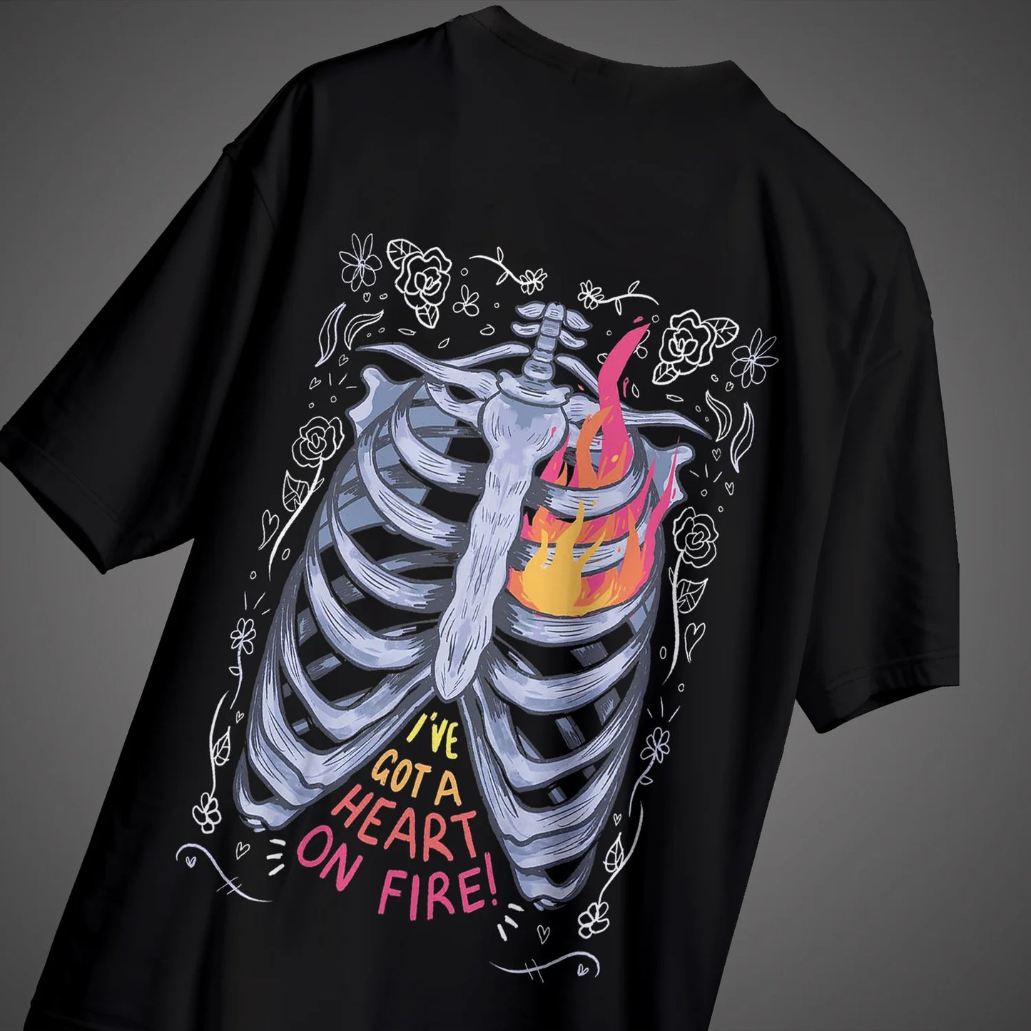 Heart on Fire Unisex Tee