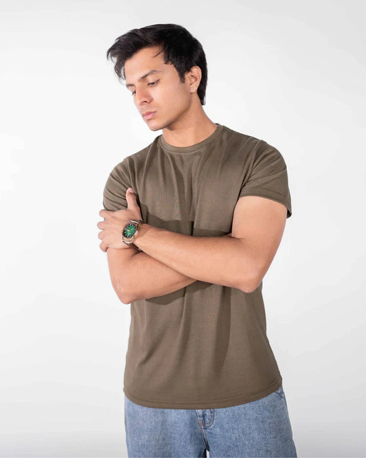 Olive Basic Tee
