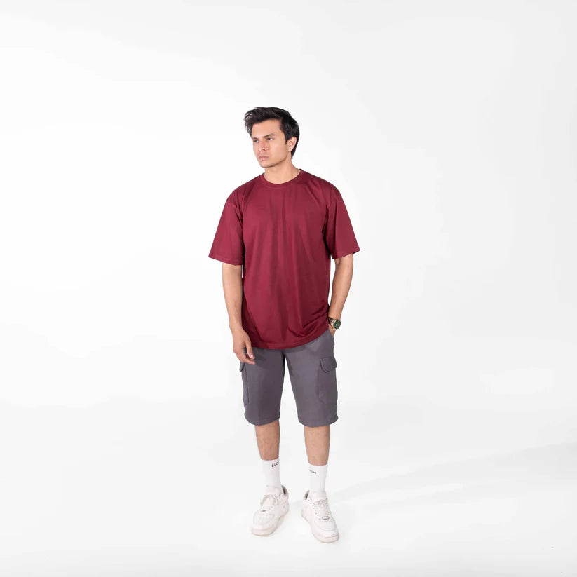 Oversize Maroon Tee