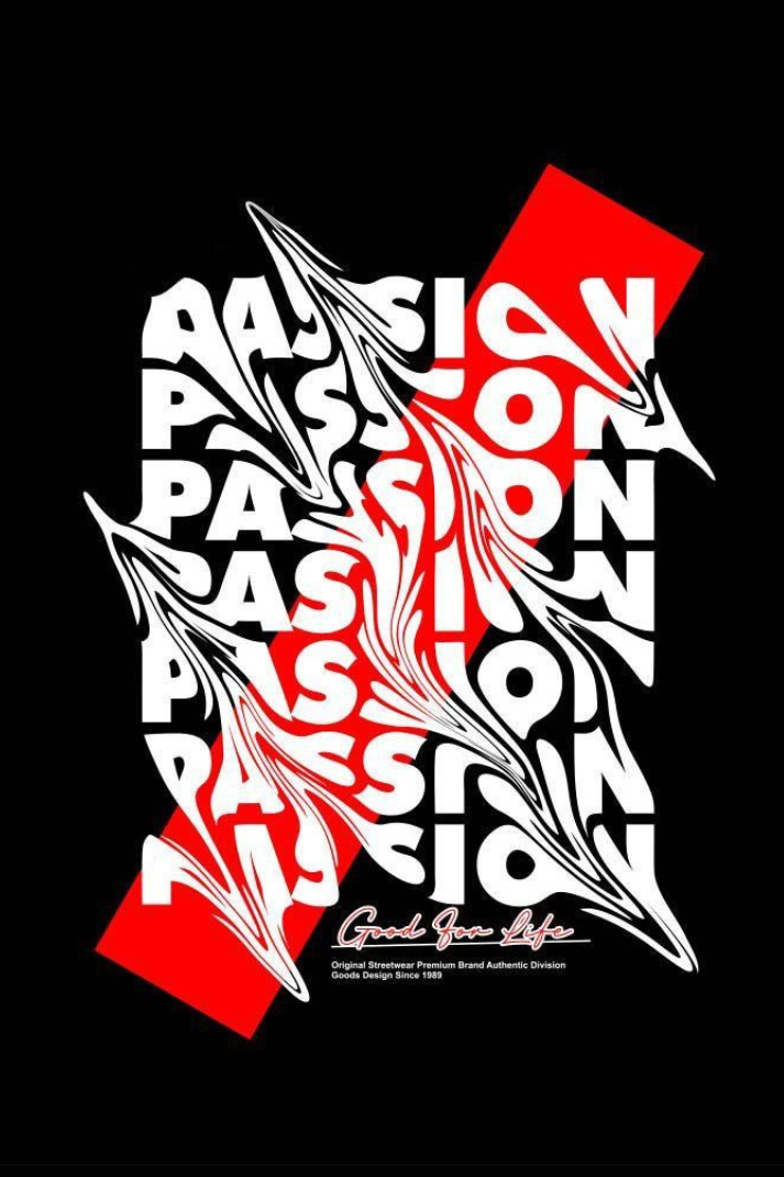 Passion Printed Oversized Tee