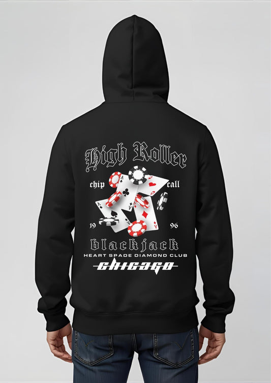 High Roller printed Hoodie