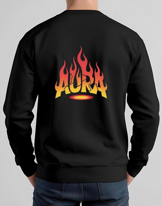 AURA  Printed Sweatshirt