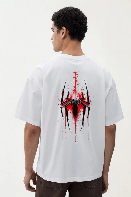 WHITE SPIDER OVERSIZED TEE