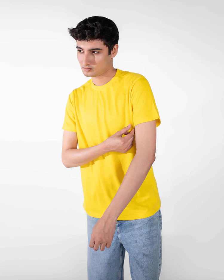 Yellow Basic Tee
