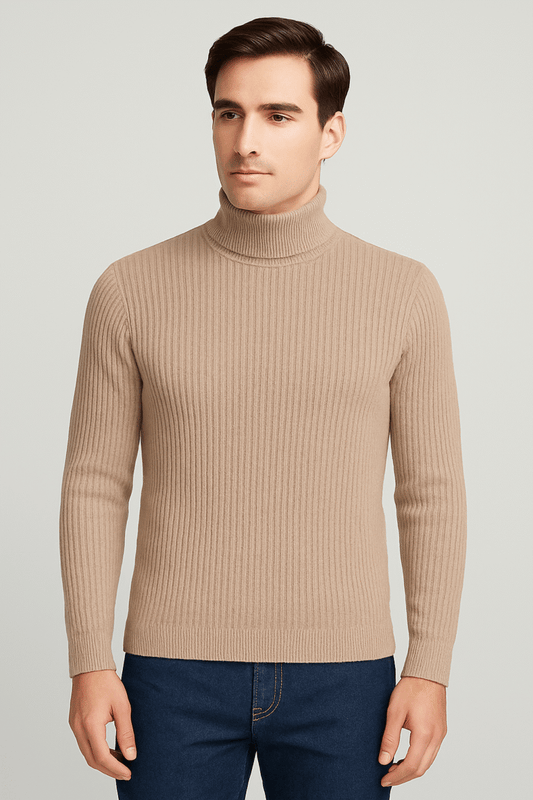 BEIGE HIGHNECK