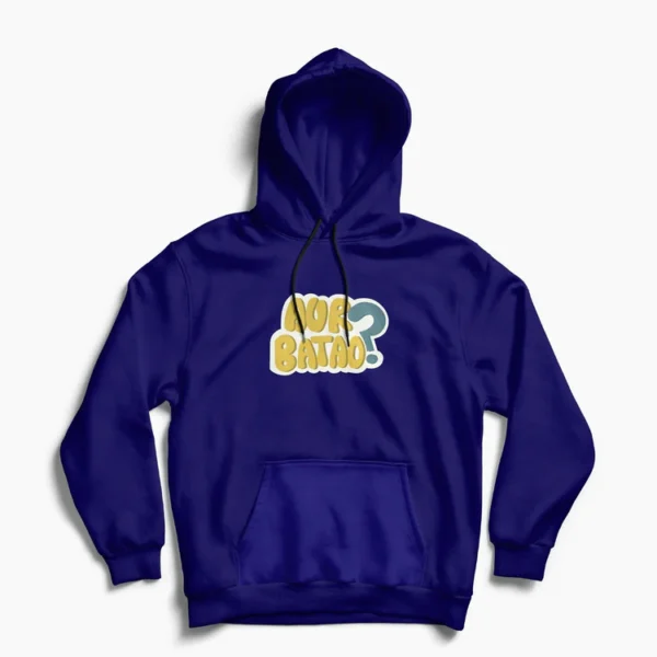 Aur Batao Fleece Hoodie - Image 2