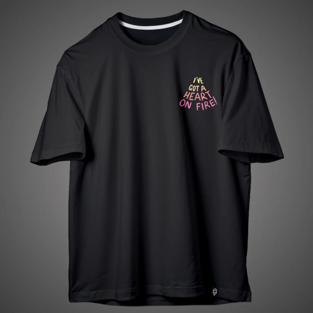 Heart on Fire  Unisex Tee - Image 4