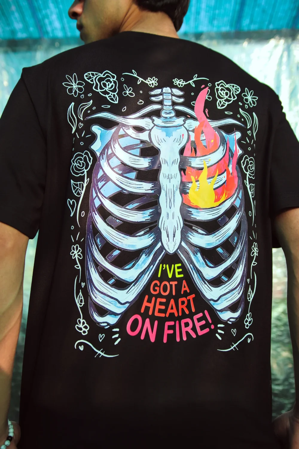 Heart on Fire  Unisex Tee - Image 3