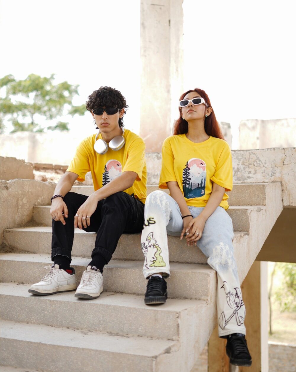Yellow Unisex tee