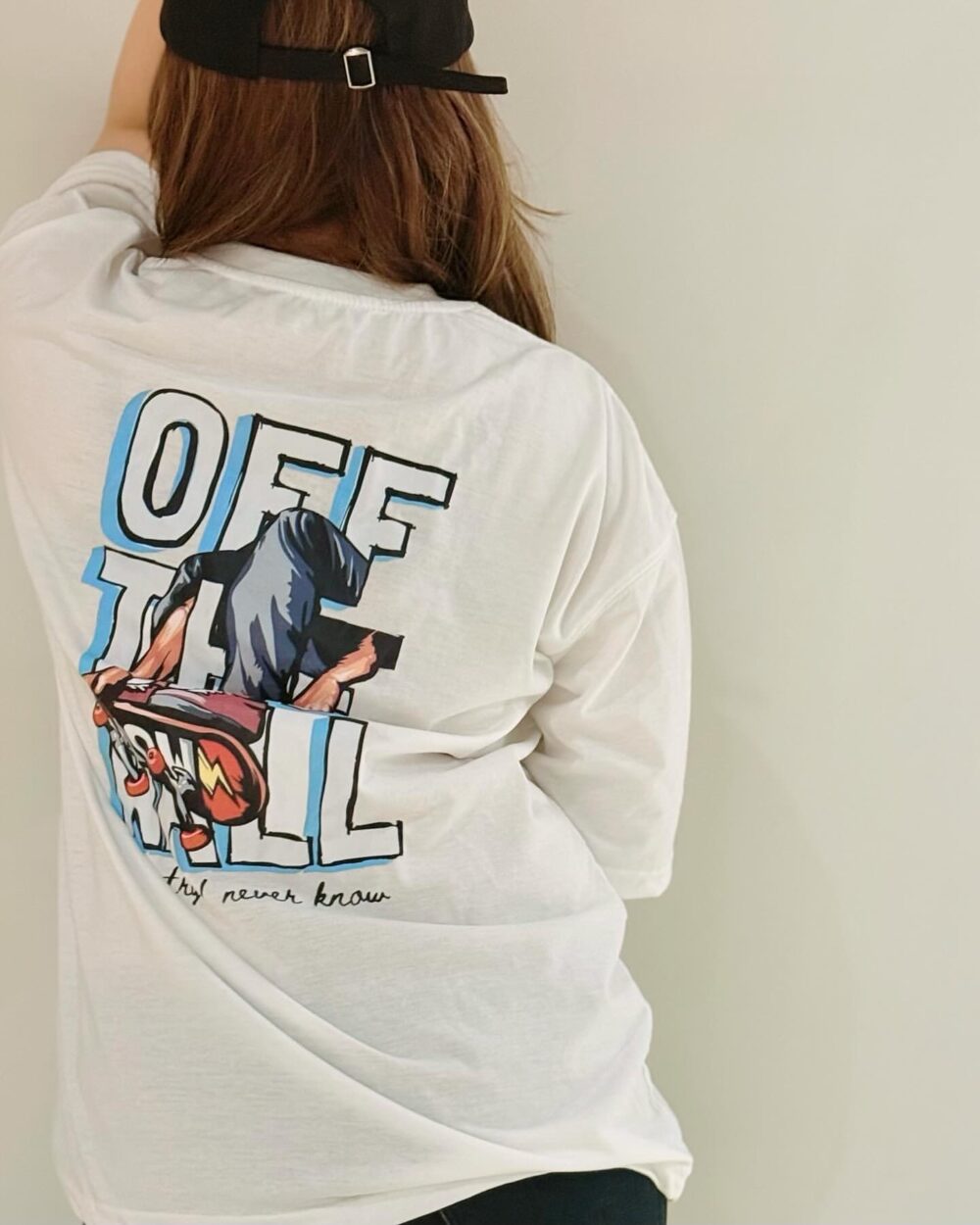 Off The Wall unisex Tee - Image 4