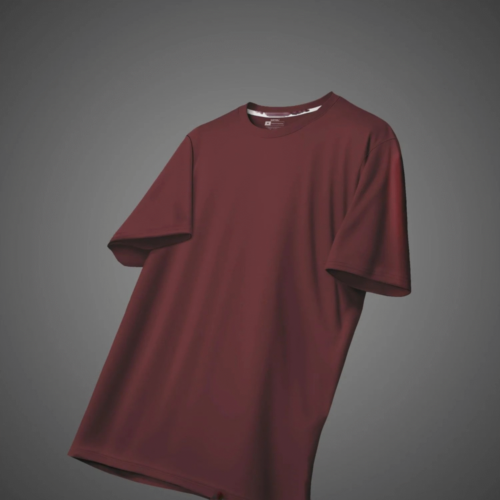 Pack of Three Plain T-Shirts - Image 3