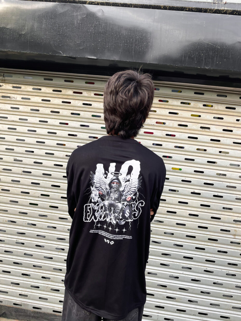 NO EXCUSES oversized Tee - Image 4